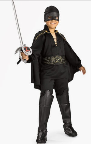 DISFRAZ ZORRO ORIGINAL 8-10 AÑOS