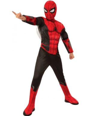 DISFRAZ SPIDERMAN DELUXE NO WAY MUSCULOSO 3-4 AÑOS 104CM