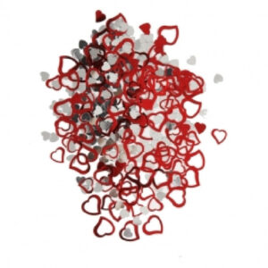 BOLSA CONFETTI CORAZONES 15 GRS.