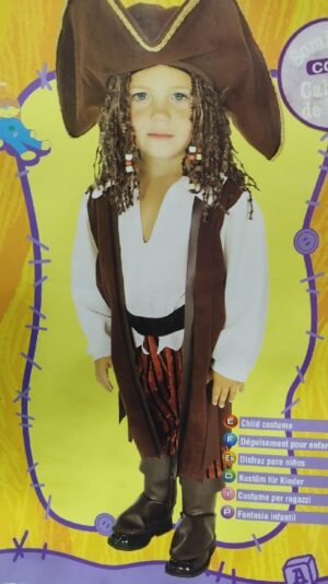 DISFRAZ PIRATA DEL CARIBE 4-6 AÑOS