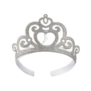 TIARA CORONA PLATEADA CENICIENTA