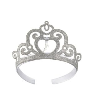 TIARA CORONA PLATEADA CENICIENTA