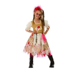 DISFRAZ VOODOO GIRL NIÑA VUDU 4-6 AÑOS