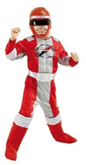 DISFRAZ POWER RANGER MUSCULOSO EN CAJA 3-4 AÑOS