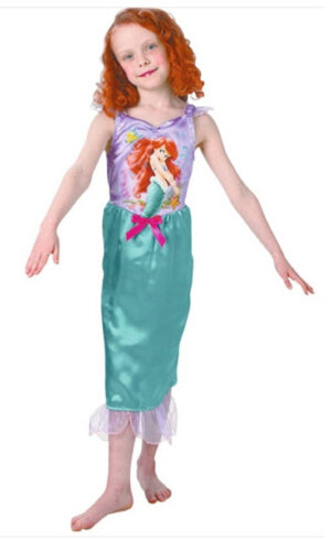 DISFRAZ SIRENITA ARIEL DISNEY 3-4 AÑOS