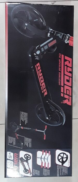 PATINETE RYDER WALKER BLACK/RED