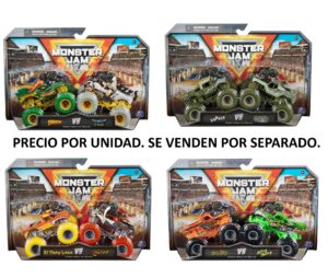 MONSTER JAM PACK 2 VEHICULOS SURTIDOS