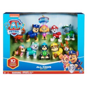 SET 10 FIGURAS - PAW PATROL - PATRULLA CANINA