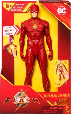 FIGURA FLASH DE LUJO CON LUZ Y SONIDO -SPEED FORCE THE FLASH
