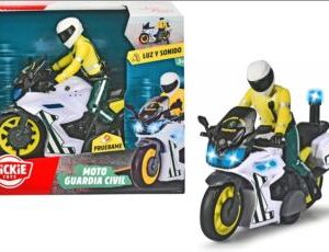 GUARDIA CIVIL MOTO  CON FIGURA LUZ Y SONIDO 17 CM
