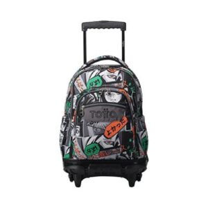 MOCHILA ESCOLAR RUEDAS TOTTO GRANDE BOMPER COMIC