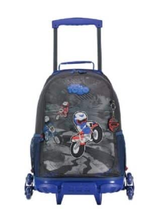 MOCHILA ESCOLAR GRANDE 3 RUEDAS - KROSS