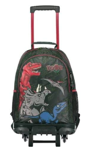 MOCHILA ESCOLAR RUEDAS GR MORRAL RUE BOMPER T-REX