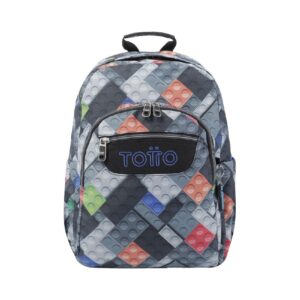 MOCHILA ESCOLAR MEDIANA PIEZAS- MORRAL CRAYOLES