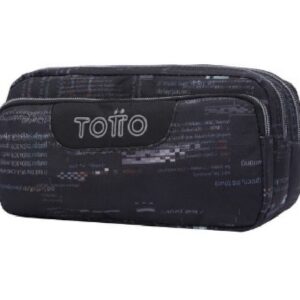 ESTUCHE ESCOLAR TRES COMPARTIMENTOS LETRAS INTERNET