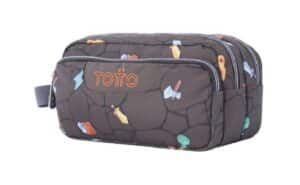 ESTUCHE ESCOLAR TRES COMPARTIMENTOS ESTAMPADO VIDEOJUEGO