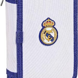 PLUMIER DOBLE 28 PCS REAL MADRID 1ª EQUIP