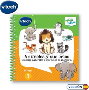 LIBRO PARA MAGIBOOK ANIMALES Y SUS CRÍAS 2-5 AÑOS