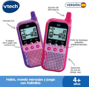 KIDI TALKIE 6 EN 1 ROSA - WALKIE TALKIE