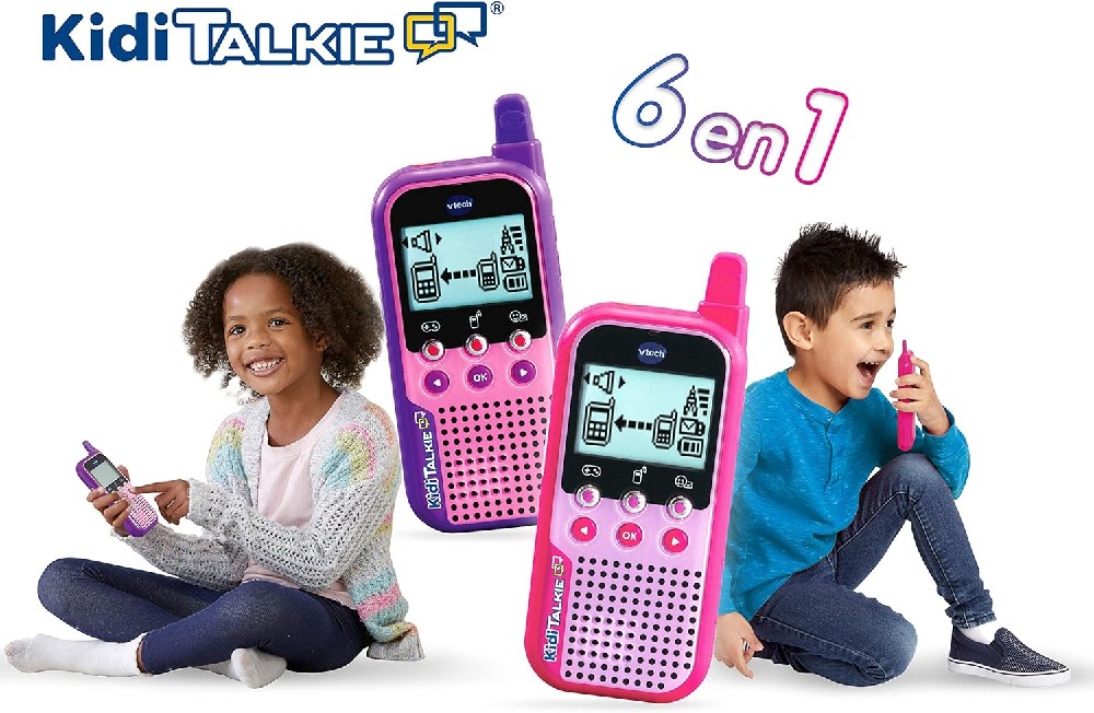 KIDI TALKIE 6 EN 1 ROSA - WALKIE TALKIE - Imagen 2