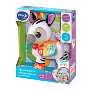 CEBRA DE PELUCHE COLORES/NÚMEROS ¡VAMOS DE PASEO!