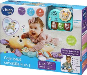 VTECH - CERVATILLA 4 EN 1, COJÍN PARA BEBÉS +3 M