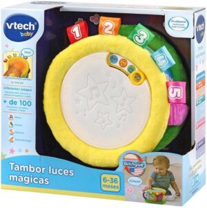 Tambor luces mágicas (bilingüe)
