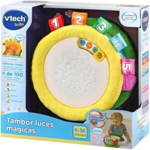 Tambor luces mágicas (bilingüe)