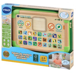 TABLET DE MADERA, DESCUBRE LOS ANIMALES