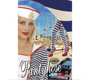 MEDIAS CON RAYAS BLANCO AZUL