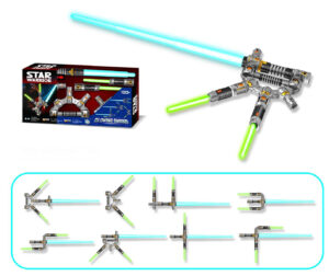 ESPADA LASER GALACTICA TRIPLE STAR WARRIORS