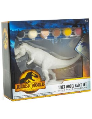 JURASIC WORLD DOMINION: T-REX MODEL SET PINTURA