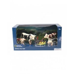 SET 7 FIGURAS ANIMALES GRANJA 4 VACAS Y 3 GALLINAS