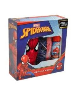 MASCARA SPIDERMAN CON TELARAÑA