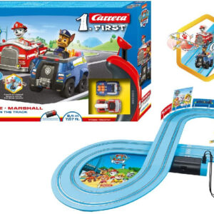 Circuito Paw Patrol Carrera First On The Track Chase y Marshall