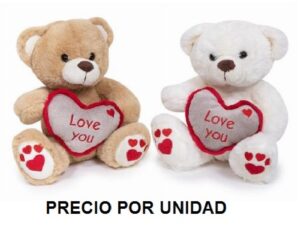 OSO CORAZON LOVE YOU 25CM