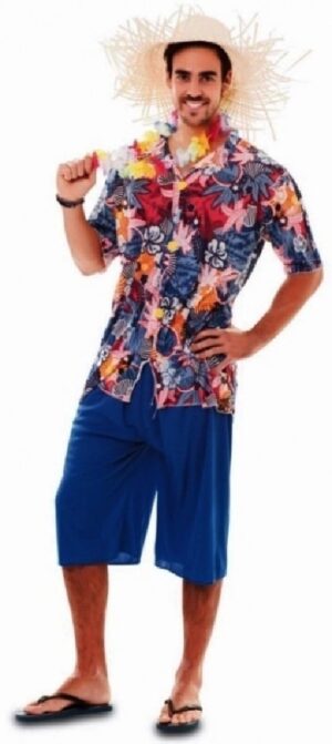 DISFRAZ HAWAIANO HOMBRE ADULTO