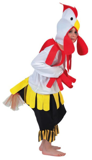 DISFRAZ GALLO 7-9 AÑOS