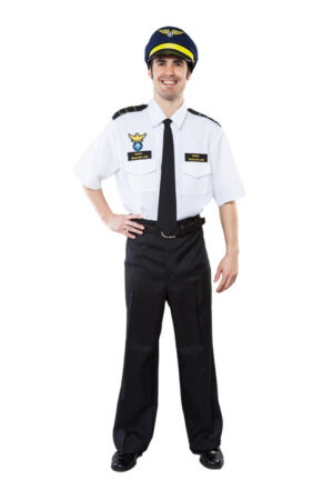 DISFRAZ PILOTO AVION ADULTO