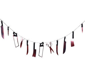 GUIRNALDA CUCHILLOS ENSANGRENTADOS 2M