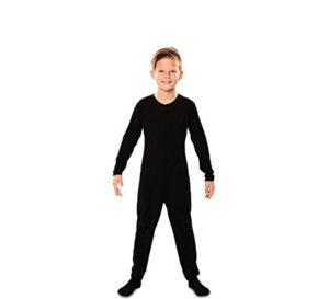 MONO MAILLOT NEGRO 5-6 AÑOS UNISEX