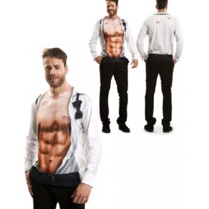 CAMISETA DISFRAZ SEXY BOY MANGA LARGA T-S