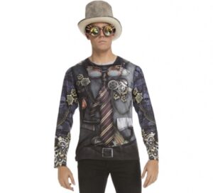 DISFRAZ CAMISETA STEAMPUNK L