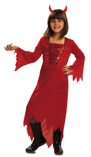 DISFRAZ DEMONIA ROJA 3-4 AÑOS