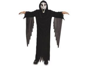 DISFRAZ FANTASMA CON MASCARA 5-6 AÑOS