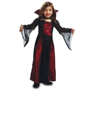 DISFRAZ VAMPIRESA REINA HALLOWEEN 7-9 AÑOS