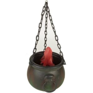 CALDERO COLGANTE FUEGO CON LUZ 44 X 17 X 14 CM