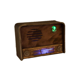 RADIO TERROR CON LUZ Y SONIDO 31 X 11 X 21 CM