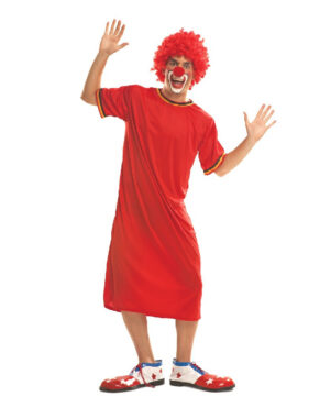 DISFRAZ PAYASO ROJO ( MILIKI ) ADULTO ML