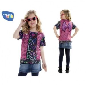 DISFRAZ CAMISETA COSPLAY ROCKERA ROCKSTAR 8-10 AÑOS